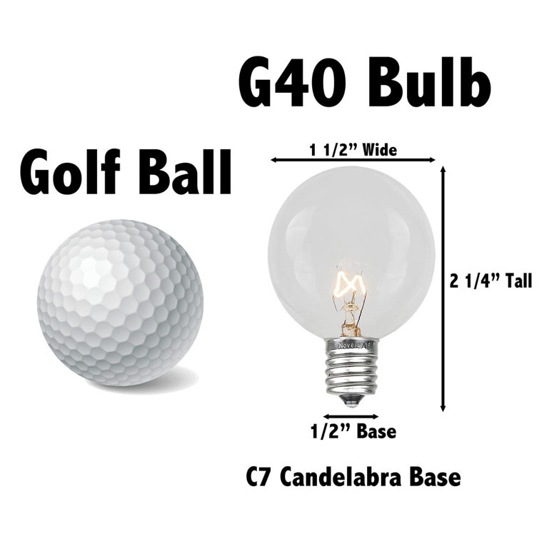 E12 golf deals ball bulb